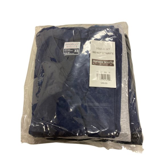 Andrew Scott Boys'12 Pack V Neck T Shirt - Cotton (Black, Navy, Grey) - Picture 8 of 8